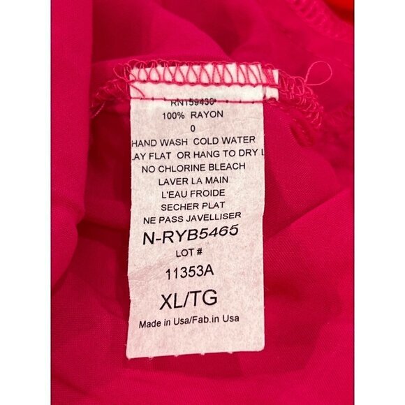 NEW Elan Size XL Maxi Dress Cover Up Tie Front Ruffled Layered Dress Beach Wear - Picture 8 of 10